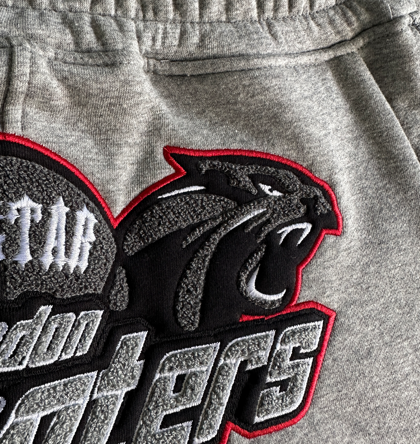 TRAPSTAR TEE & SHORTS SET (WHITE/GREY/RED)