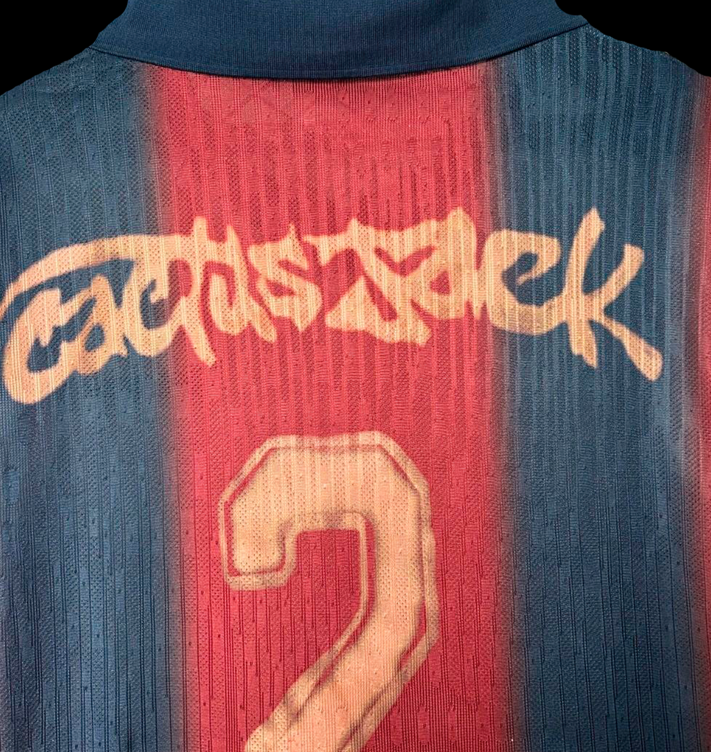 FC BARCELONA RETRO 2000/01 HOME SKELETON JERSEY