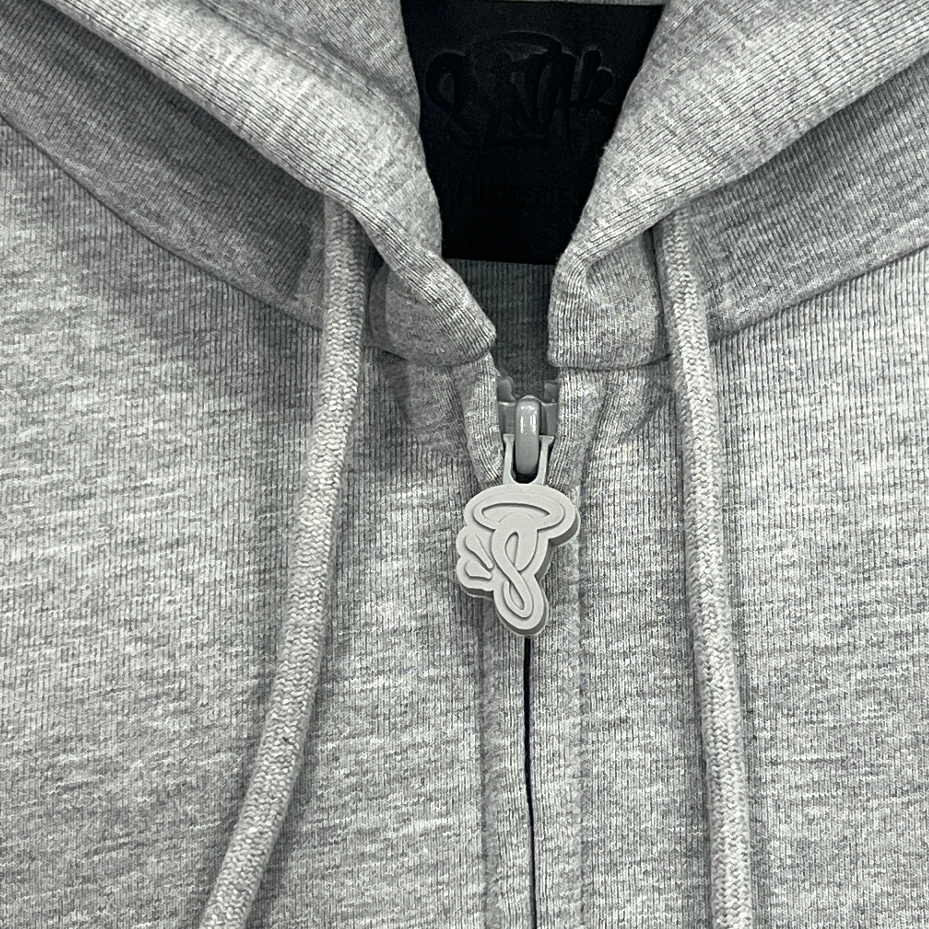 SYNA WORLD NEOPRENE EMBOSSED HOODIE - (GREY)