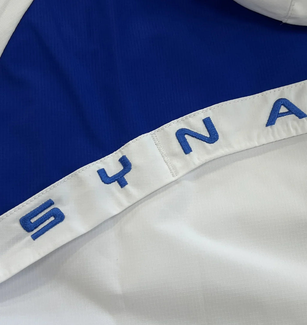 SYNA VORTEX WOVEN JACKET (WHITE/BLUE)