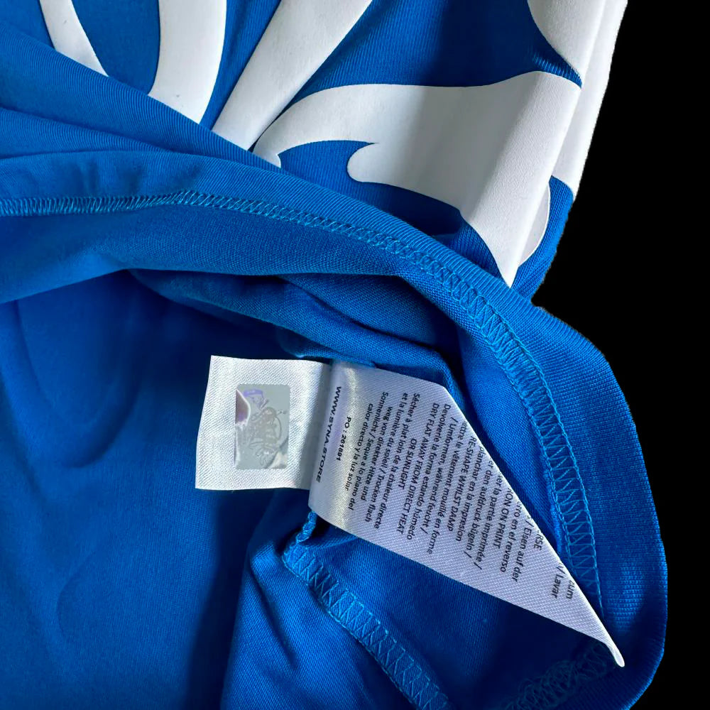 SYNA T-SHIRT & SHORTS LOGO SET (BLUE / WHITE)