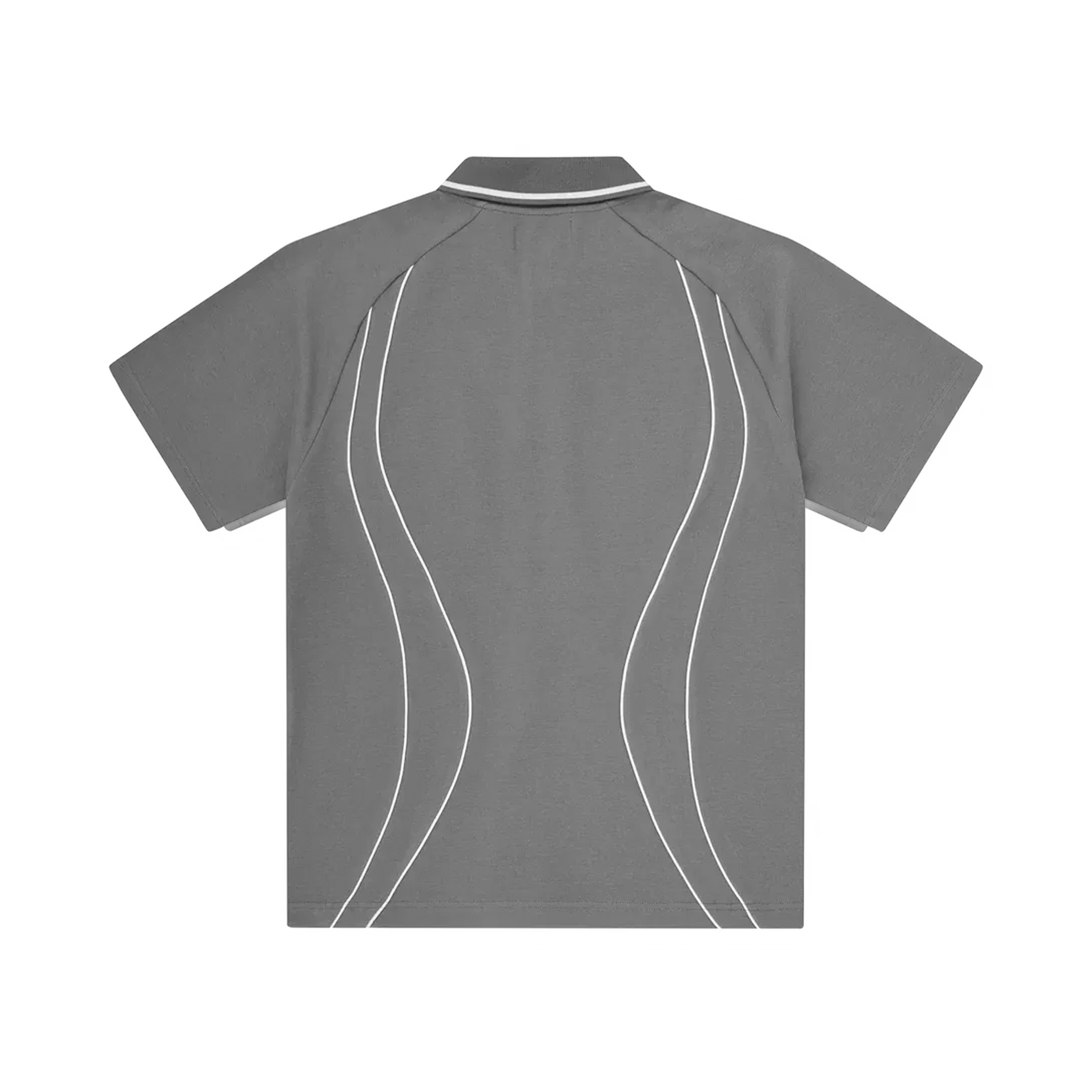 CORTEIZ PIPED POLO SHIRT (GREY)