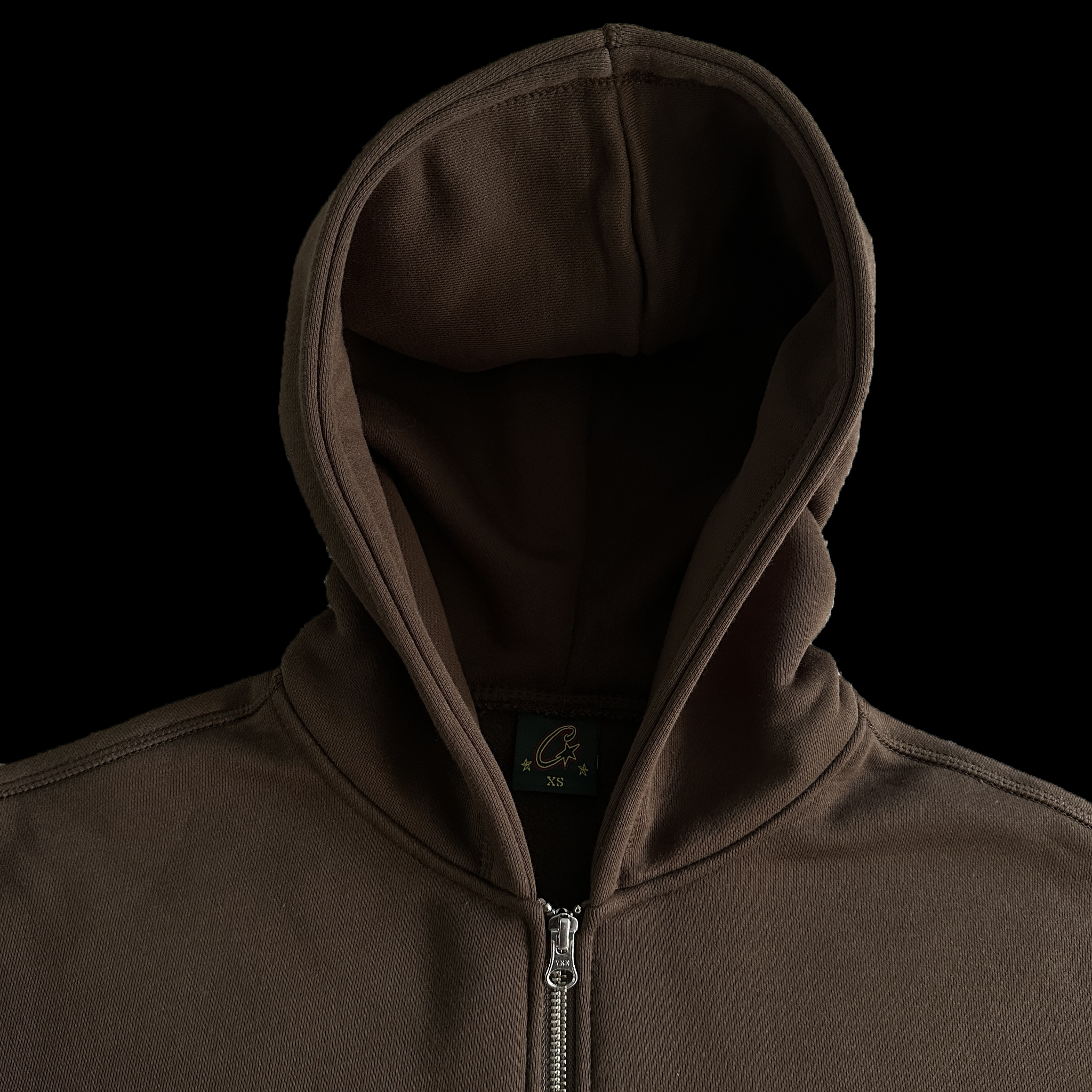 CORTEIZ ISLAND PUFF PRINT ZIP TRACKSUIT (BROWN)