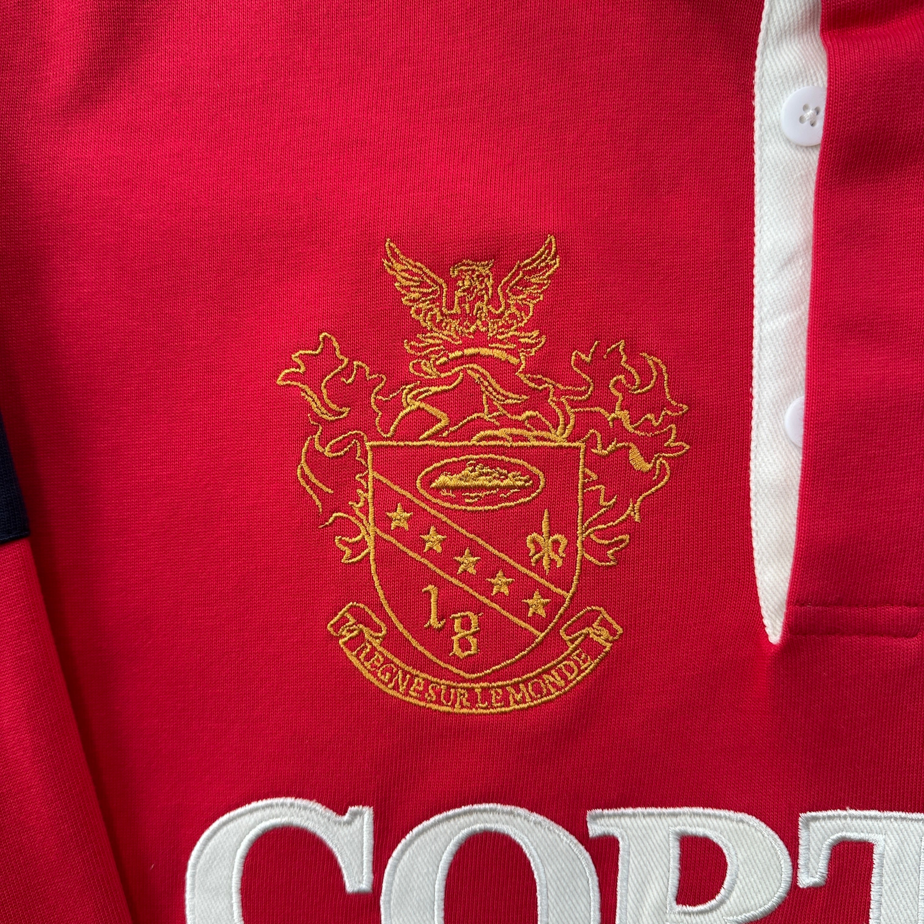 CORTEIZ PANELED RUGBY (RED)