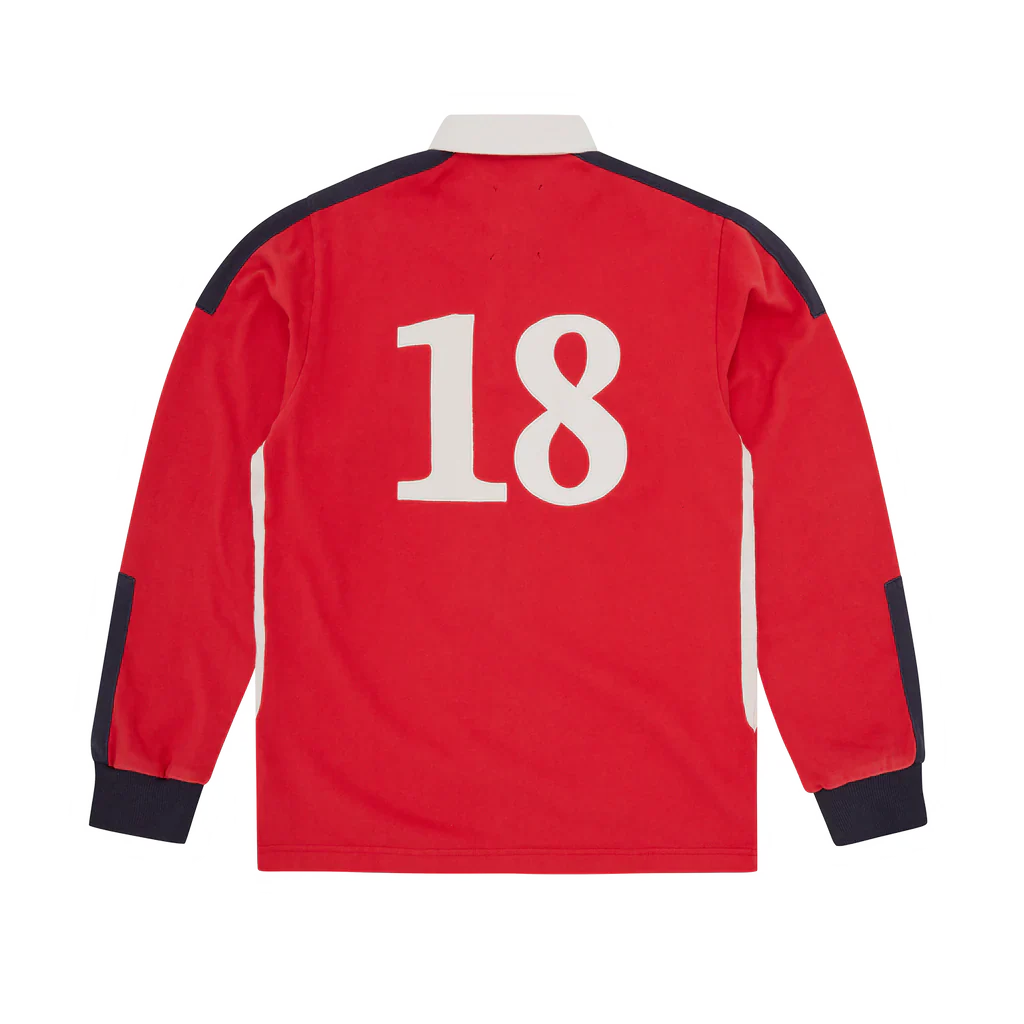 CORTEIZ PANELED RUGBY (RED)