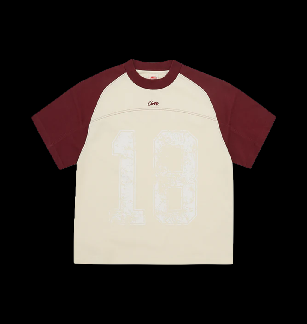 CORTEIZ HMP VINTAGE JERSEY (CREAM / BURGUNDY)