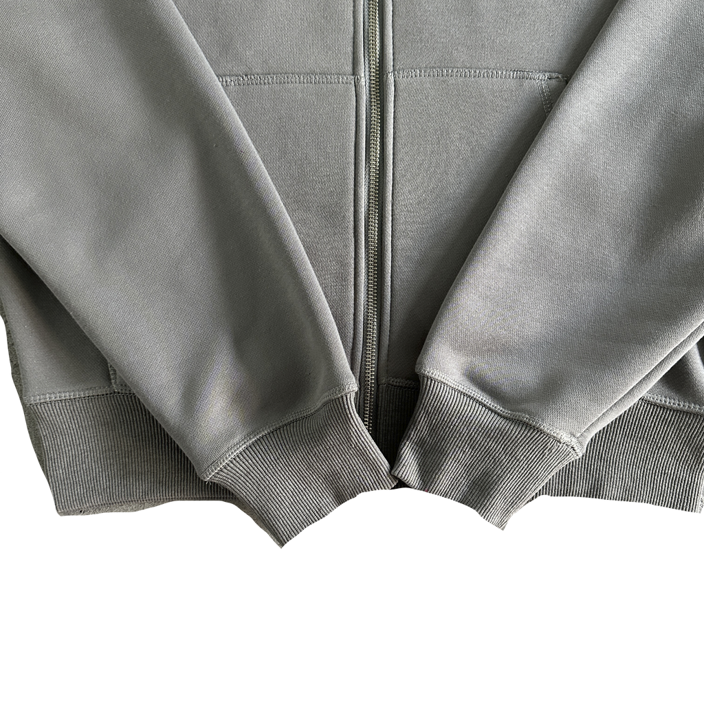 CORTEIZ ISLAND PUFF PRINT ZIP HOODIE (GREY)