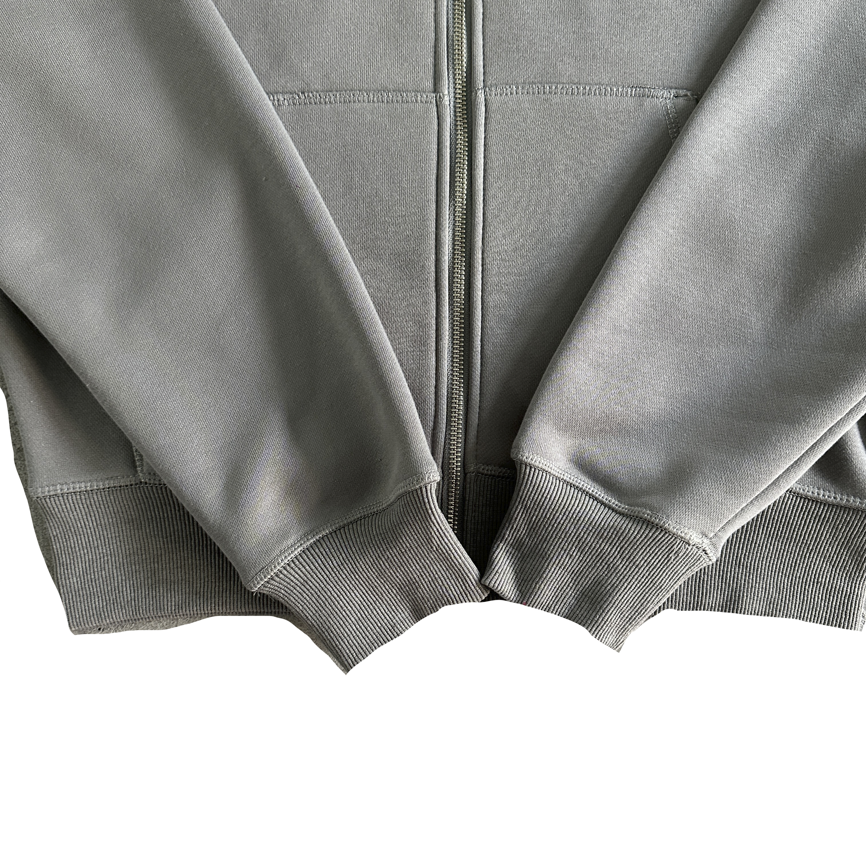 CORTEIZ ISLAND PUFF PRINT ZIP HOODIE (GREY)