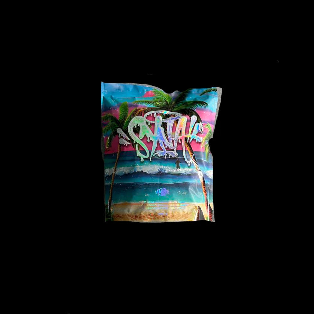 SYNNA T-SHIRT & SHORTS LOGO SET - (WHITE)