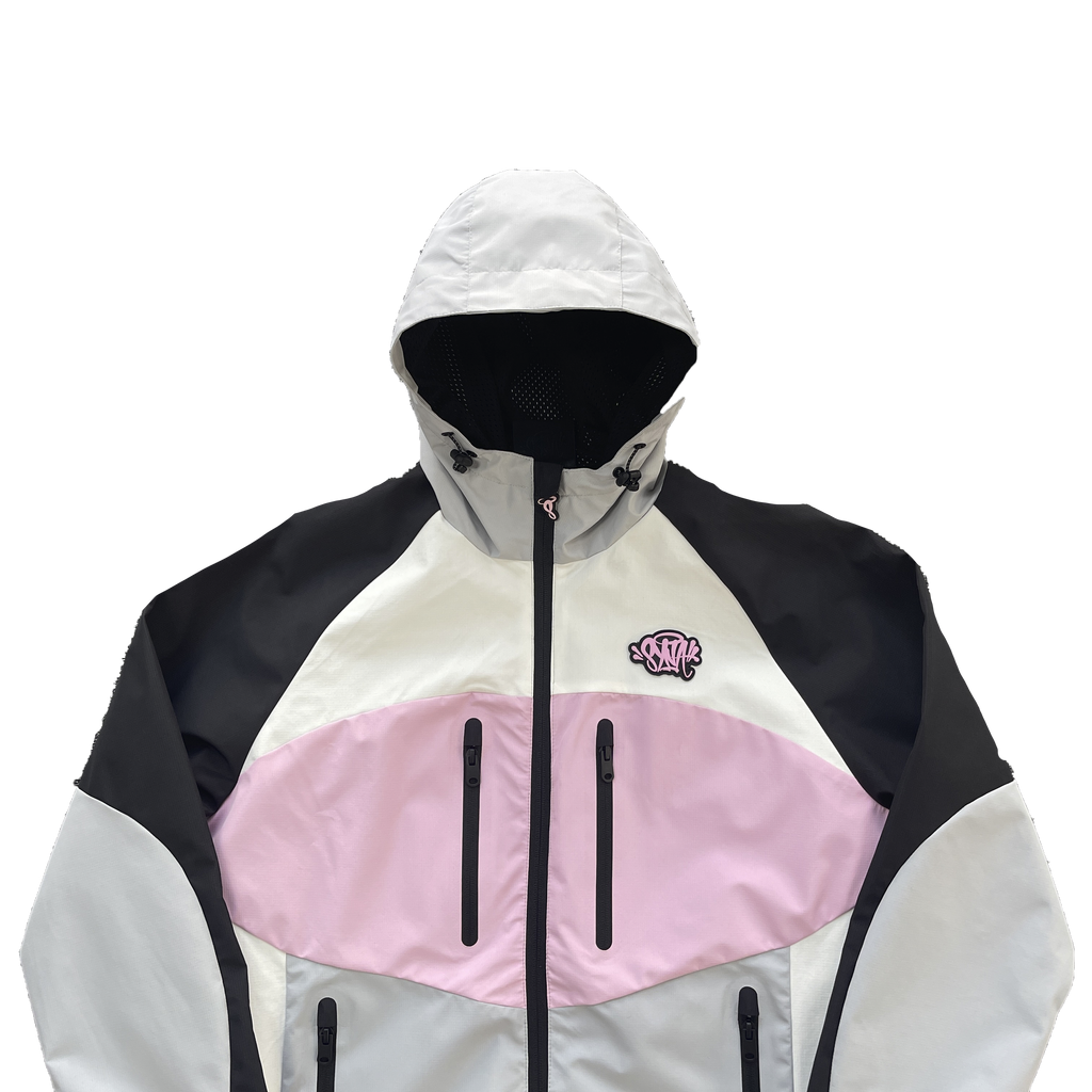 SYNA WORLD DYNAMIC TRACK JACKET - (GREY / PINK)