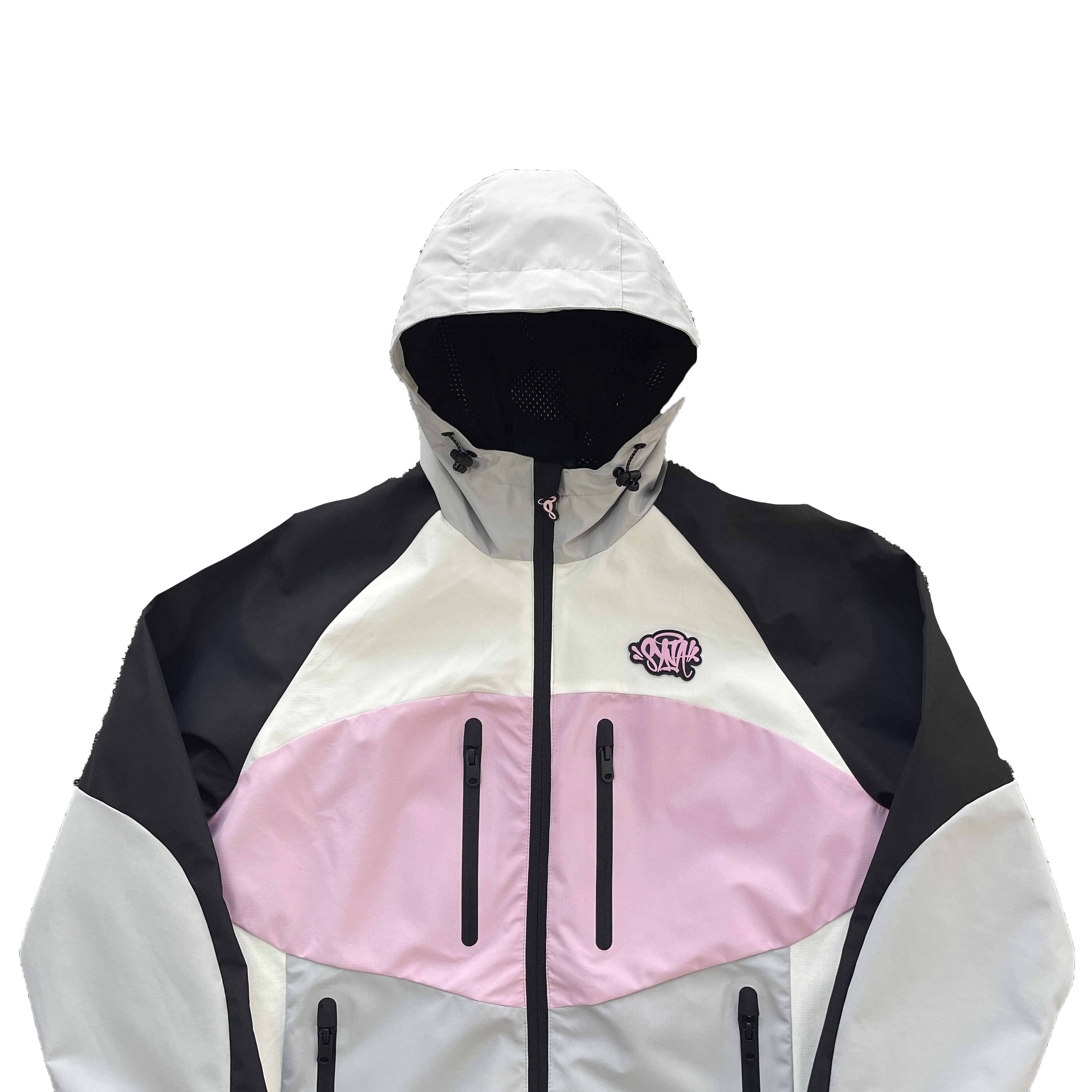 SYNA WORLD DYNAMIC TRACK JACKET - (GREY / PINK)