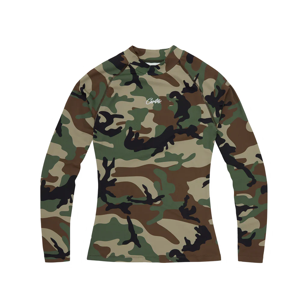 CORTEIZ LITEWORK COMPRESSION TOP (WOODLAND CAMO)
