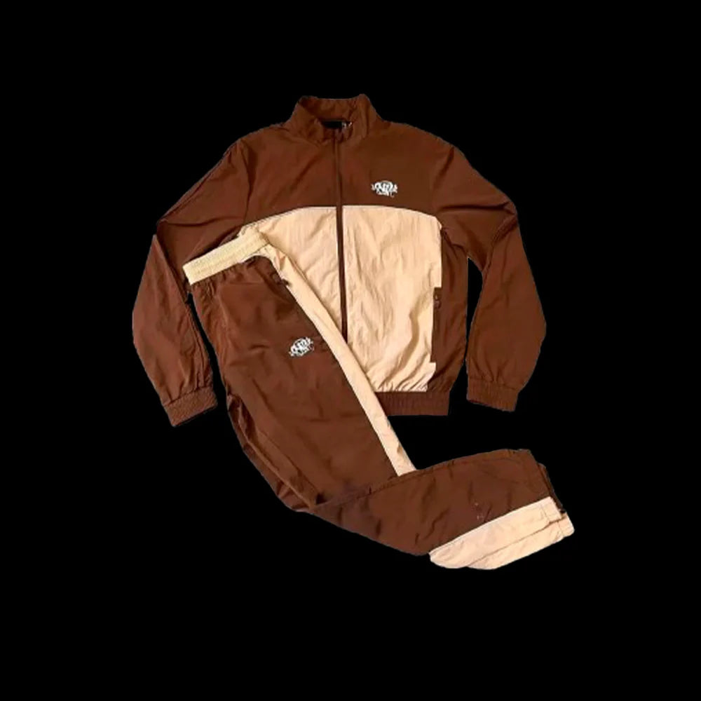 SYNA SHELL TRACKSUIT (BROWN/BEIGE)