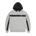 CORTEIZ RIBBED SPORTEIZ ZIP HOODIE (HEATHER GREY)