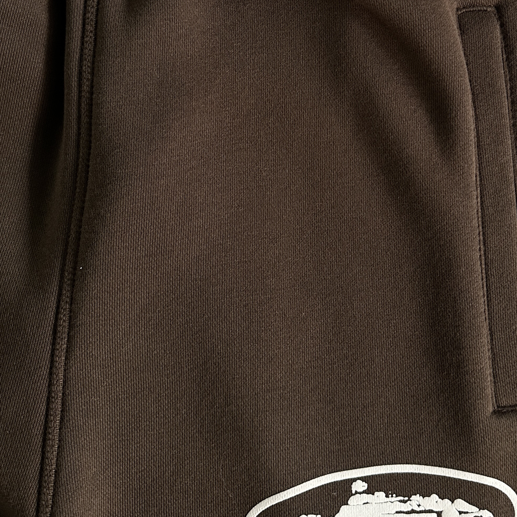 CORTEIZ ISLAND PUFF PRINT ZIP TRACKSUIT (BROWN)