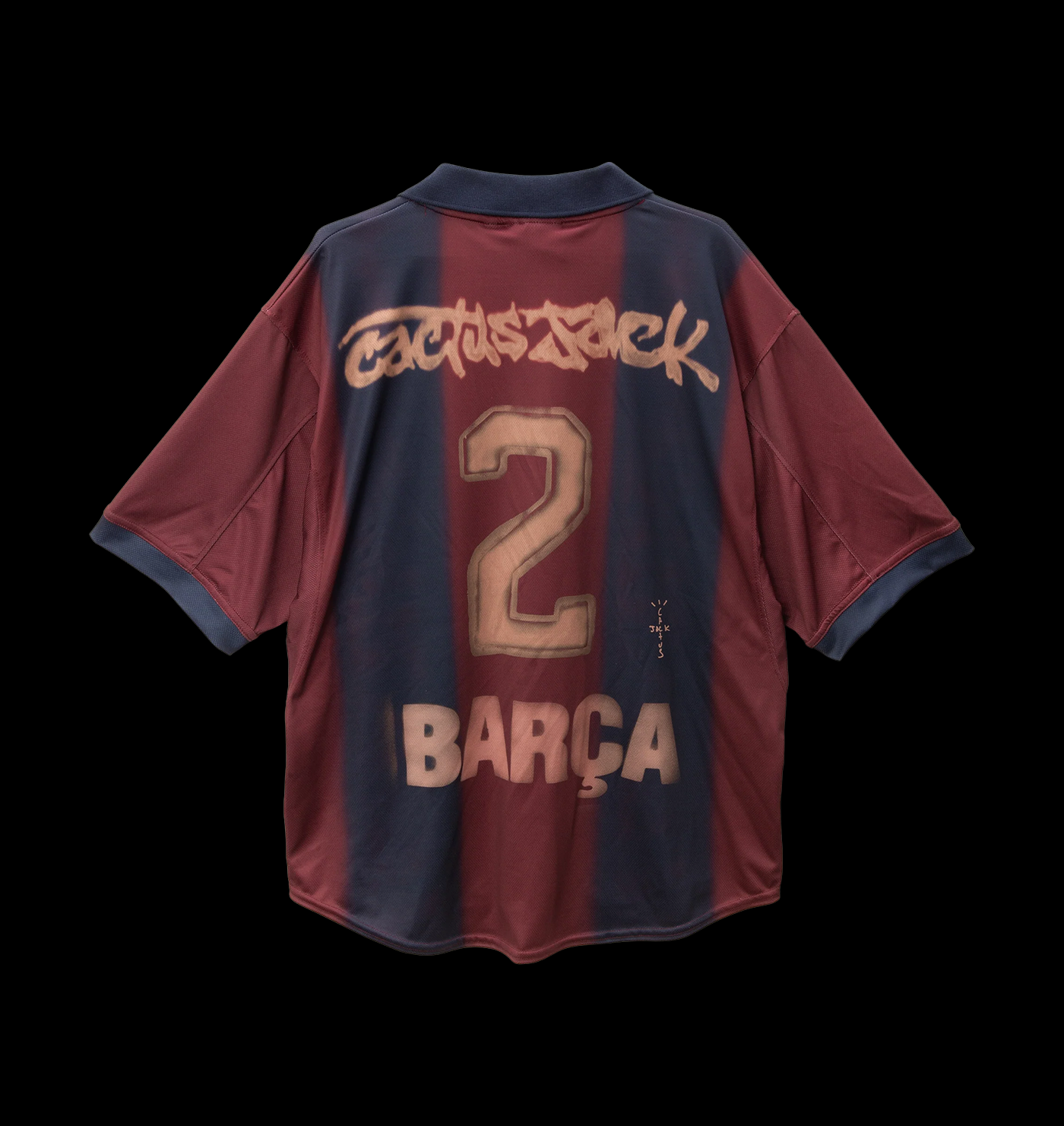 FC BARCELONA RETRO 2000/01 HOME SKELETON JERSEY