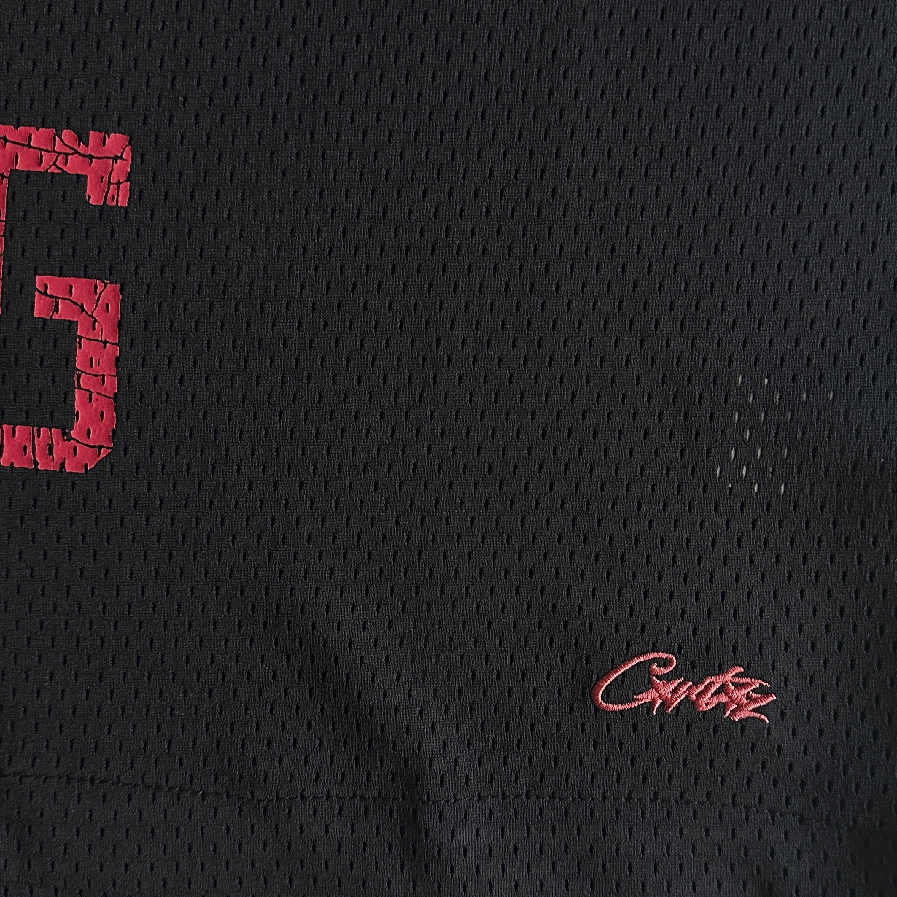 CORTEIZ X SLAUGHTER GANG 21 SAVAGE MESH T-SHIRT