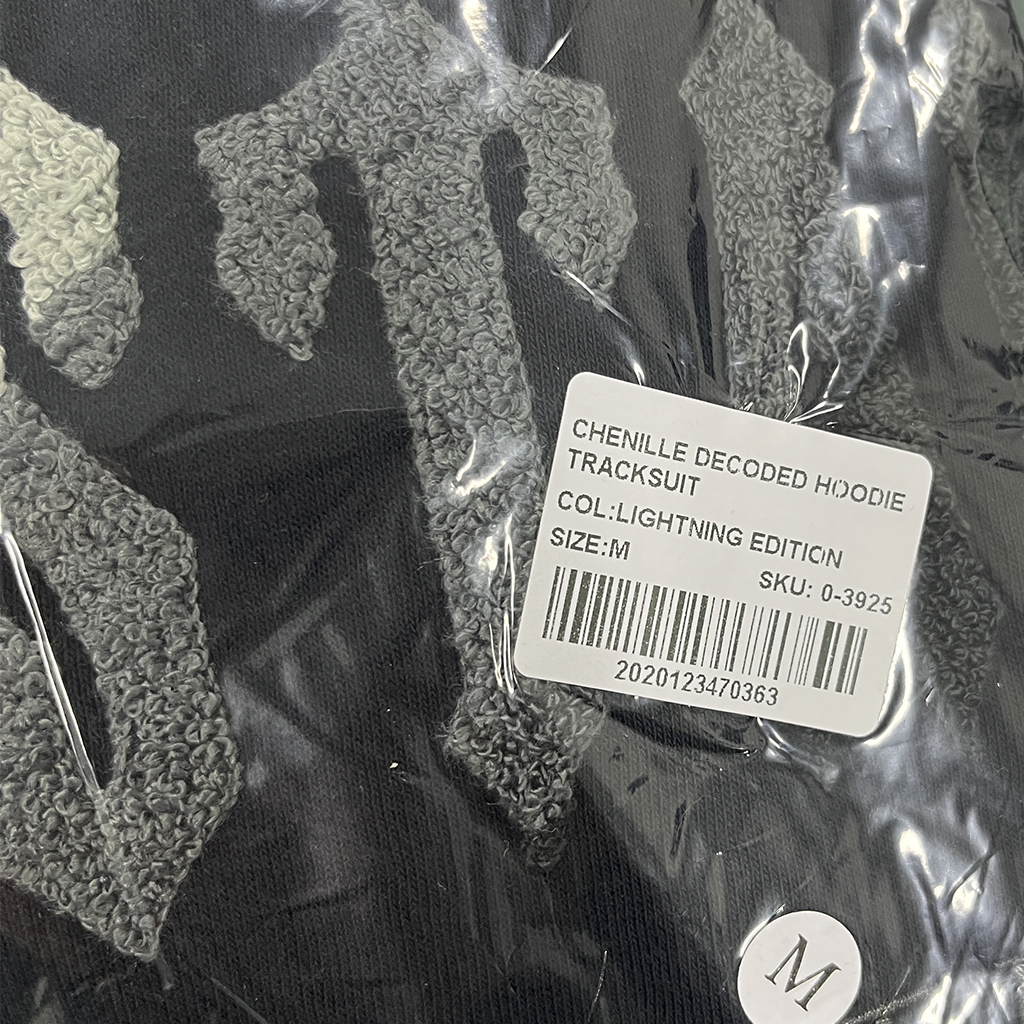 TRAPSTAR CHENILLE DECODED HOODIE TRACKSUIT - (LIGHTNING EDITION)