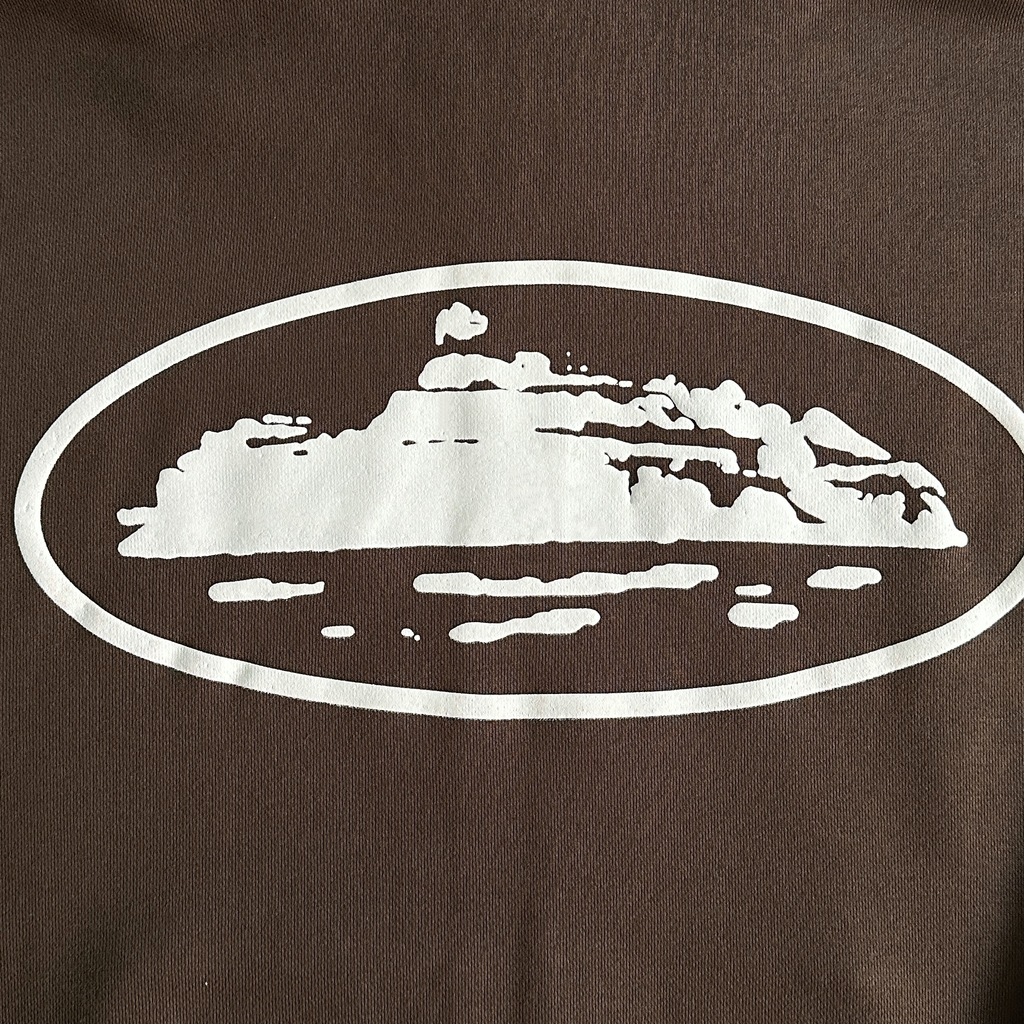 CORTEIZ ISLAND PUFF PRINT ZIP TRACKSUIT (BROWN)